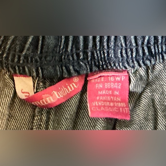 Woman Within Classic Fit Denim Pants (NWOT) - Picture 7 of 8
